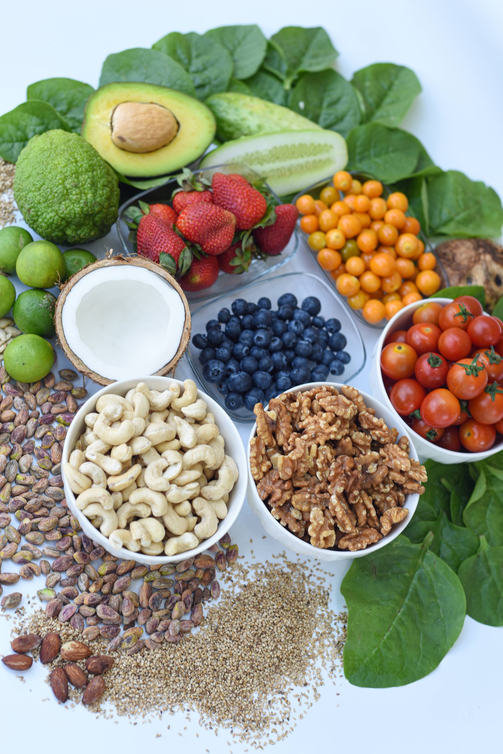 Seeds and Vegetables on a keto diet